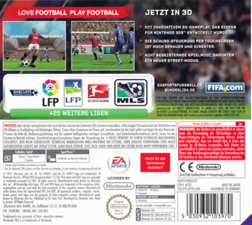 FIFA 12 (Europe) (En,Fr,Nl) box cover back